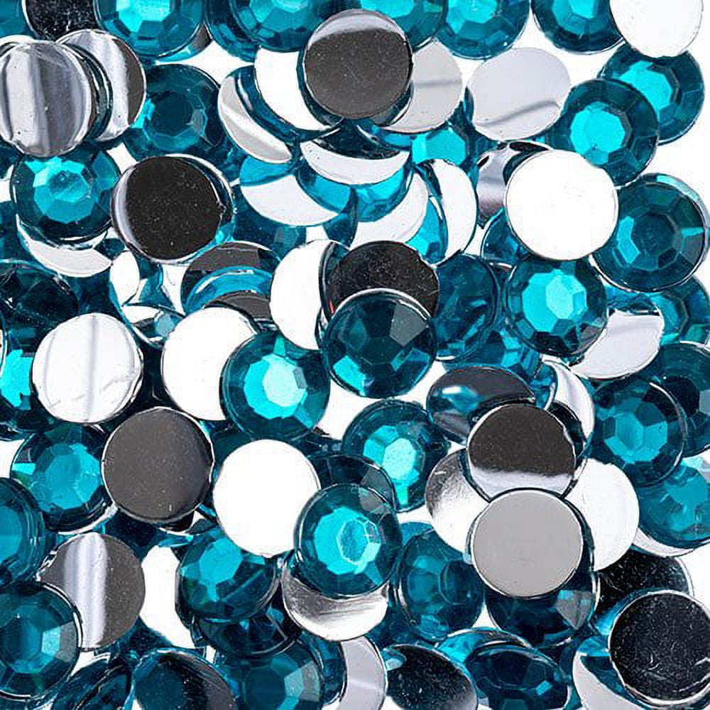 Thinsont 1000 Pieces Hot Fix Rhinestones Pointed Back V-bottom with High  Brightness Round Crystals Handmade Supplies Garment Decorations type3