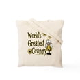 thumbnail image 2 of CafePress - Granny Bumble Bee Tote Bag - Unisex Canvas Tote Bag, Beige, 1-Piece, 2 of 7