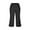 Black A, variant on Wide Leg Capris for Women Solid Color High Waist Plus Size Cropped Pants Sports Loose Comfy Womens Summer Yoga Pants with Pocket