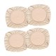 thumbnail image 4 of 4 Piezas Jacquard Comedor Silla Para Asientos Escritorio ficina Silla Asiento Funda Antideslizante Beige_M Macarena Funda de asiento de silla de comedor, 4 of 8