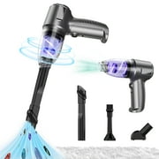 Birdeem Handheld Vacuum Cleaner, Handheld Car Vacuum Cleaner Super Suction Power Blow Suction Car Vacuum Cleaner Powerful Multi Accessory Vacuum Cleaner with Usb Portable Vacuum Cleaner