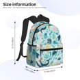 thumbnail image 3 of Daiia Sea Life School Backpack for Men Women, Unisex Large Waterproof Bookbag Schoolbag Casual Daypack for High School/College/Teens/Travel/Work Black, 3 of 8