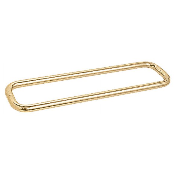 CRL BPD24BR Brass 24" Back-to-Back Solid 3/4" Diameter Towel Bars Without Metal Washers