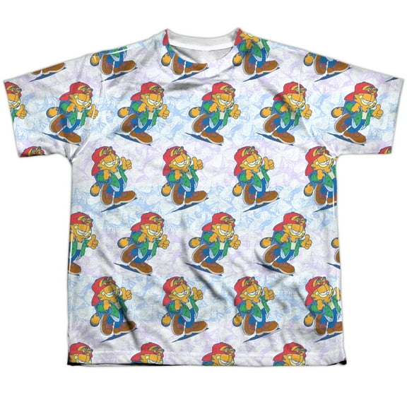 Garfield Men's Cool Cat Sublimation T-shirt White