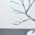 thumbnail image 4 of Tabletop Tree Light, 108 LED DIY Artificial Tree Lamp,Battery+USB Operated Copper Wire String Lights for Bonsai Bedroom Desktop Christmas Party Decor Valentines Day Gifts（Yellow）, 4 of 7