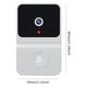 thumbnail image 3 of Timbre De Vídeo Inteligente Timbre De Puerta 100 Grados Gran Angular Timbre Cámara Live Intercom Hd (Kement Blanco) Kuymtek Para estrenar, 3 of 3