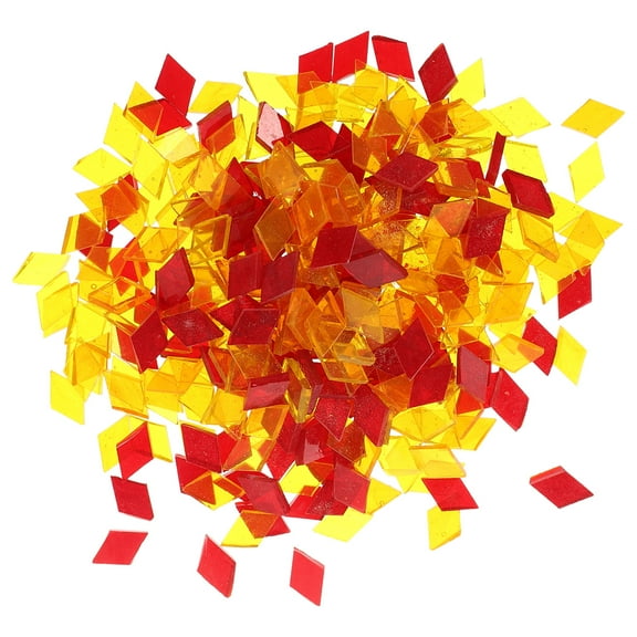 WSTEER 1 Bag of Glass Mosaic Tiles for Art Crafts Decorative Small Mosaic Tiles DIY Mosaic Tiles Crafts