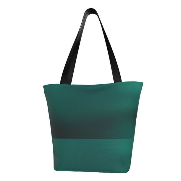 Balery Dark teal green Bolsa de Hombro con Diseño, Bolsa Grande y Duradera, Bolsa Versátil para Compras