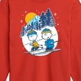thumbnail image 3 of Peanuts - Charlie Brown And Linus Skiing - Toddler And Youth Long Sleeve Graphic T-Shirt, 3 of 6