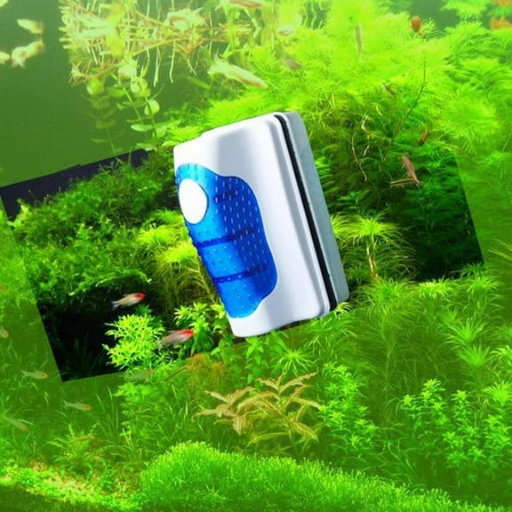 Aquarium Strong Magnetic Brush Stain Cleaner for Glass Fish Tank (Not for Acrylic Tank)
