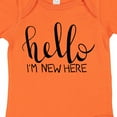 thumbnail image 4 of Inktastic Hello, I'm New Here Hand Drawn Type Boys or Girls Baby Bodysuit, 4 of 5