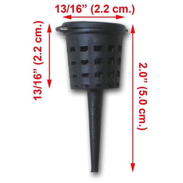 Tapa de vivero de fertilizantes, herramienta para plantar bonsáis, 50 piezas Tapa de vivero de fertilizantes Caja de maceta de fertilizante automática Cesta de vivero de jardín Lo mejor en su clase