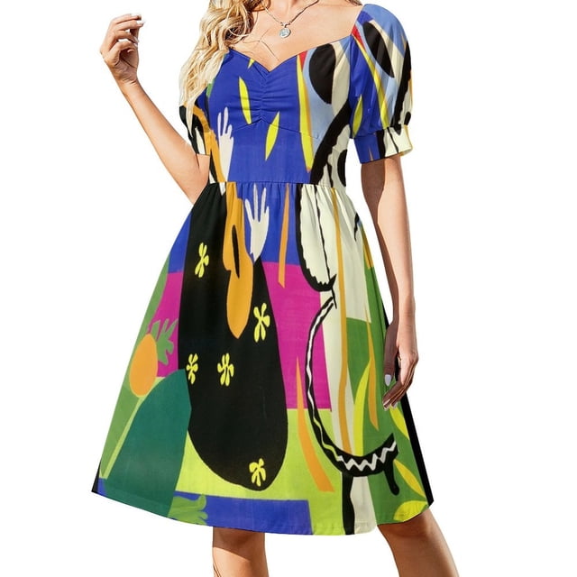 The Sorrows of the King - Henri Matisse Vestido de manga corta vestidos para mujer 2025 Vestidos de fiesta vestidos de noche de lujo 2025