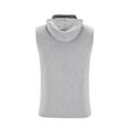 thumbnail image 5 of AHTJRT Men's Athletic Sleeveless Hooded Tank Top Lightweight Soft Comfy Tee Gray L, 5 of 6