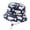 X2 Dark Blue, variant on Ticikt Sun Protection Hat for Kids Toddler Boys Girls Wide Brim Summer Outdoor hat Cotton Baby Bucket Hat with Chin Strap