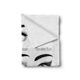 thumbnail image 2 of Eyebrow Soft Flannel Fleece Throw Blanket, Various Eye Makeup Designs with Style Names Typographed Under Each, Cozy Plush for Indoor and Outdoor Use, 70" x 90", Charcoal Grey Grey, by Ambesonne, 2 of 6