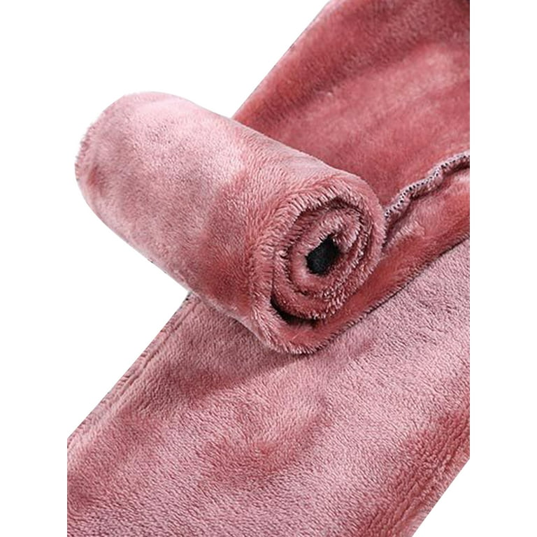Listenwind Womens Warm Fleece Lined Jeans Stretch Skinny Winter Thick  Jeggings Denim Long Pants Pink Gray 