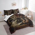 thumbnail image 3 of Homewish Southwestern Boots Hats 7-Piece King Bedding Set - Western Retro, 3 of 8