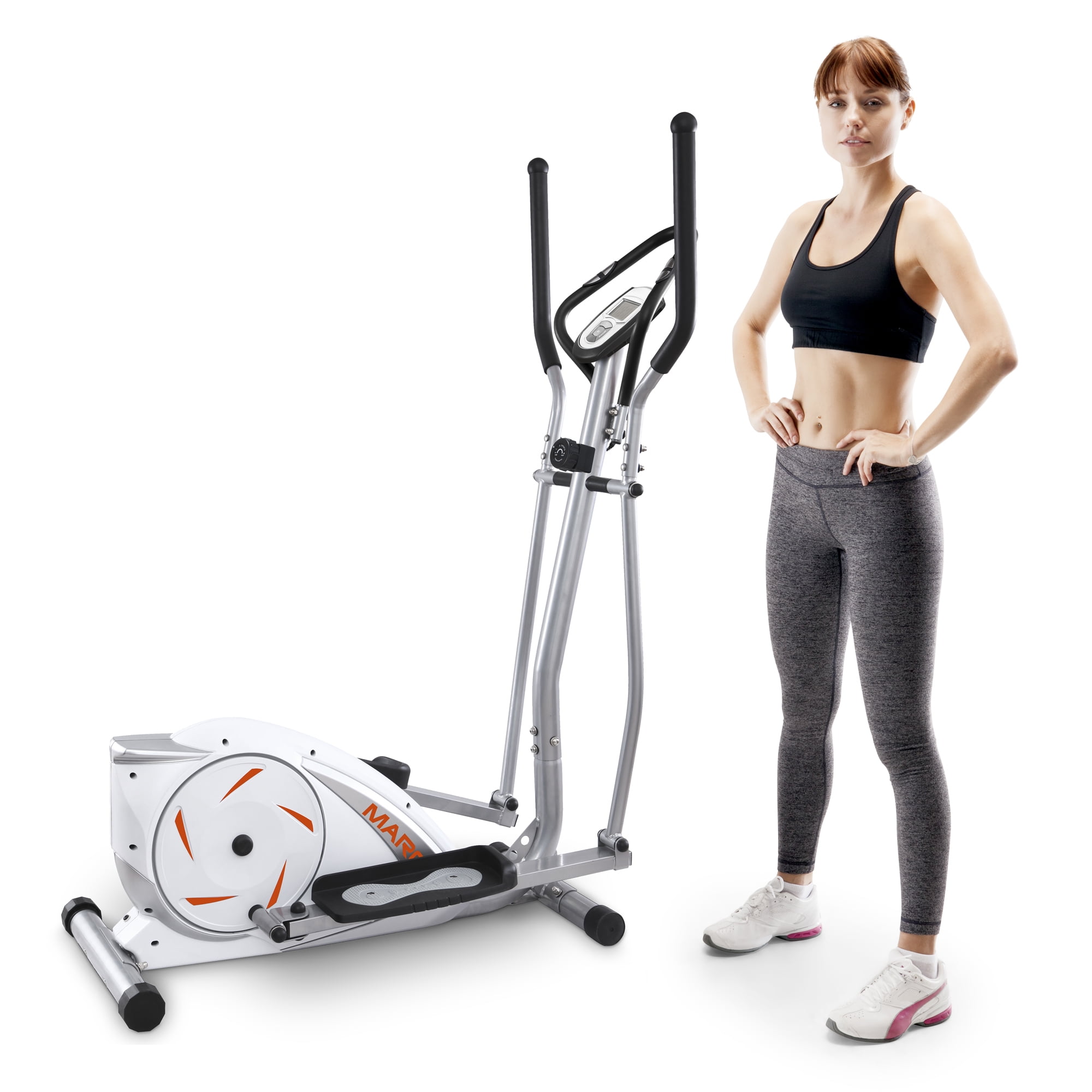 Marcy Elliptical Trainer Cardio Workout Machine with Pulse