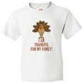 thumbnail image 3 of Inktastic I AM THANKFUL for MY FAMILY TURKEY THANKSGIVING Youth T-Shirt, 3 of 5