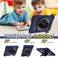thumbnail image 6 of Case for Samsung Galaxy Tab A9 8.7" (2023), Shockproof Case with [Hidden Kickstand] [Hand Strap] Kids Friendly Protective Tablet Cover for Samsung Galaxy Tab A9 8.7" (2023), Darkblue, 6 of 11