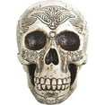 thumbnail image 2 of Ebros Bone Ancient Egyptian God Paranormal Scarab Dung Beetle Skull Statue 8.5", 2 of 3