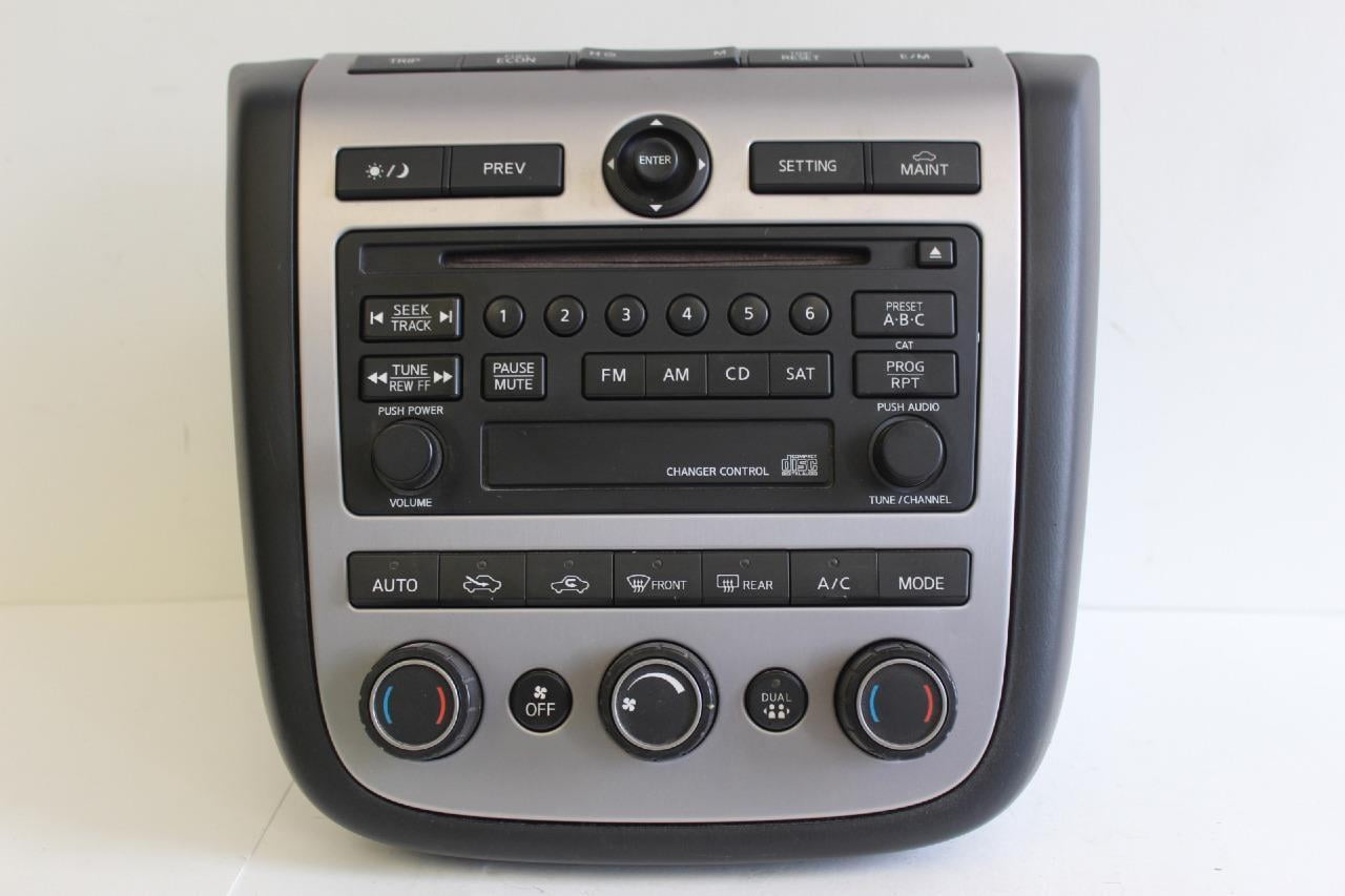 2004-2005 NISSAN MURANO STEREO RADIO CD PLAYER CLIMATE CONTROL 28185 CA010