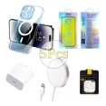 thumbnail image 2 of Kit Funda Para iPhone Magsafe Cargador Mica Camara Pantalla, 2 of 8