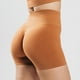 thumbnail image 3 of Gibobby Short Deportivo Pantalones cortos de algodón para mujer, cintura alta elástica, plisados, con volantes, lindos, para la playa, informales, fluidos(Amarillo, M), 3 of 5