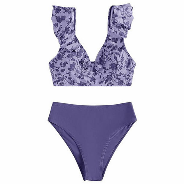 Aayomet Plus Size Bathing Suit for Women Bikini Two-piece Summer