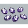 thumbnail image 6 of U8MO 100 Dark Purple Flatback Acrylic Rhinestone Oval Gems 13X18mm No Hole, 6 of 8