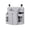 Dark Gray#14227, variant on Uklsqma Nursery Diaper Hanging Organizer Bag with Pockets for Baby Crib, Washable Waterproof Oxford Fabric, 58 x 50 x 14 cm, Beige/Pink/Grey, 1 Pack
