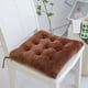 thumbnail image 1 of Cojín para silla de oficina con correas antideslizantes | Cojín de espuma de terciopelo de 40 x 40 cm | Funda extraíble y lavable para sofá, escritorio y coche | Cojín de color liso para casa y, 1 of 5