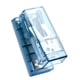 thumbnail image 3 of Mini grapadora Linda portátil Semitransparente Construcción de acero Ahorre esfuerzo Oficina Grapadora de escritorio para la escuela Oficina Azul, 3 of 5