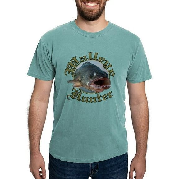CafePress - Walleye Hunter 3 Men's Comfort Colors® T Shirt - Mens Comfort Colors Shirt