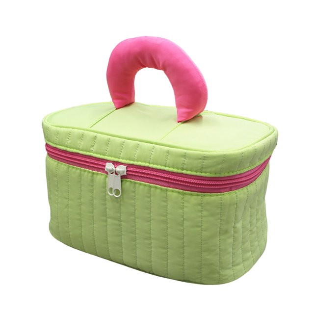 Cosmetic Bag Large Capacity Handle Rectangle/Triangle Women Cosmetic Storage Bag Bathroom Organizer Accessories