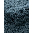 thumbnail image 2 of Unique Loom Everyday Shag Collection Area Rug - Solid (7' Round Navy Blue), 2 of 6