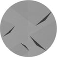 thumbnail image 1 of Ahgly Company Tapis Rond Lavable en Machine Intérieur Transitionnel Gris, 6 Pieds Rond, 1 of 7