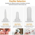 thumbnail image 4 of Monebena Pet Nursing Bottles kit for Cats and Dogs, Bubble Milk Bowl Silicone Feeding Nipple for Newborn Kittens, Puppies, Rabbits, Small Animals, 4 of 5