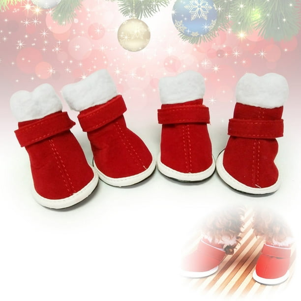 Dog christmas shoes hotsell