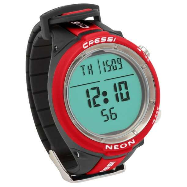 Reloj Computador CRESSI Neon Buceo Tecnico y Apnea Adulto Color Rojo