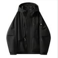 thumbnail image 1 of Cinvoph Coupe-Vent Imperméable pour Femmes Veste à Capuche Extérieure avec Poches, 1 of 2