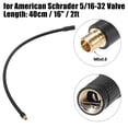 thumbnail image 3 of Adaptador de manguera de bomba de aire para inflador de neum?ticos de 16 ", extensi?n con bloqueo, conexi?n de tubo de portabrocas para v?lvula est?ndar americana sin v?lvula de liberaci?n de aire para autom?vil, bicicleta de monta?a, motocicleta Unique Bargains mandriles de llantas, 3 of 7