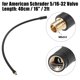 thumbnail image 3 of Adaptador de manguera de bomba de aire para inflador de neum?ticos de 16 ", extensi?n con bloqueo, conexi?n de tubo de portabrocas para v?lvula est?ndar americana sin v?lvula de liberaci?n de aire para autom?vil, bicicleta de monta?a, motocicleta Unique Bargains mandriles de llantas, 3 of 7