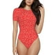 thumbnail image 1 of Balery Hohoho4 Body de cuello redondo de manga corta para mujer Tops de manga corta Tops básicos-Small, 1 of 7