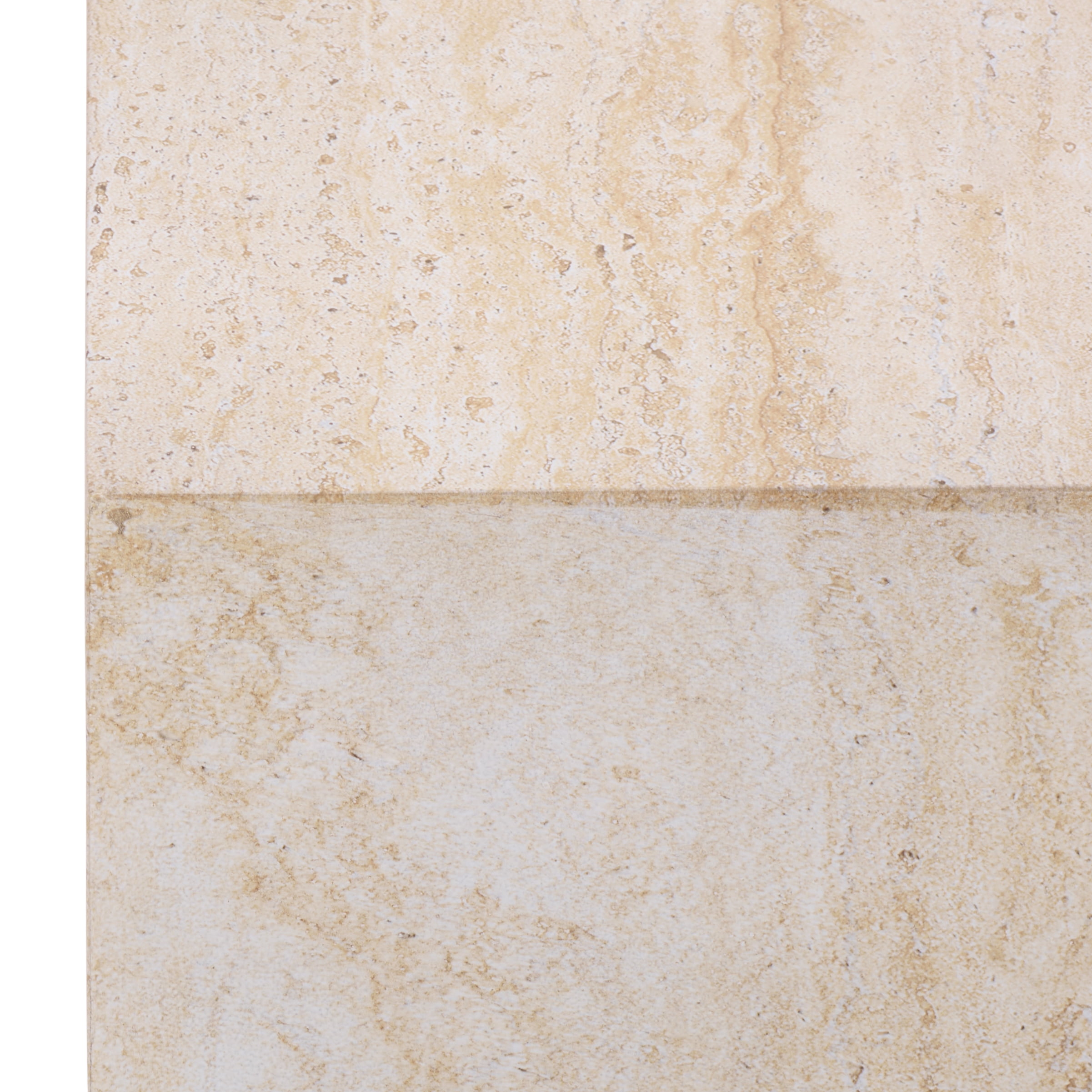 Safavieh Tina Cube Outdoor Polystone End Table, Travertine