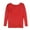 red, variant on TRULY MADLY DEEPLY Womens Solid Batwing Sleeve Basic T-Shirt, Red, Small