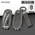 thumbnail image 3 of Zinc alloy+leather Key Case For Hyundai A 3 buttons key case Santa I30 IX35 Encino KONA Solaris Azera Grandeur Elantra Accent Fe, 3 of 17