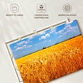 thumbnail image 6 of Elephant Stock Wheat Field Ready For Harvest Wall Art - Horizontal Canvas Wall Art - Living Room Wall Decor - Floral And Botanical Canvas - Blue And Brown Decor - 36" x 24", 6 of 8