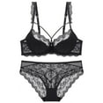 thumbnail image 4 of Everyday Bras for Women Underpants Men Lace Lingerie Shorts Set Underwear Men Mens Underwear Briefs Pack Large Men Underwear 5xl Silk Lace Pajama Set for Women M S Underwear Men Brief Pack Black 80D, 4 of 4